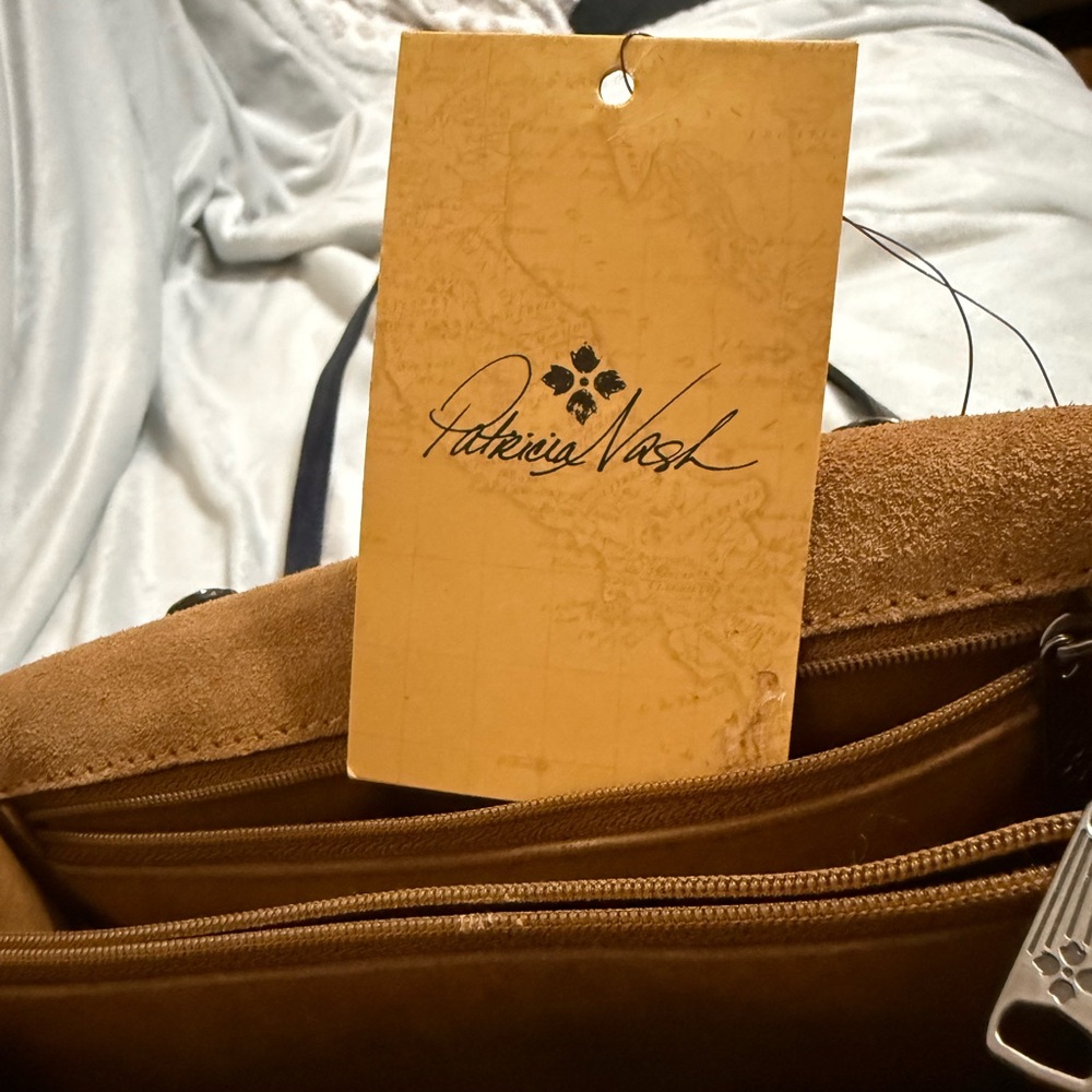 Patricia Nash Leather Lemon Crossbody - Picture 12 of 15